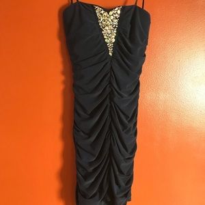Navy blue dress